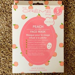 Peach infused face masks 5 pcs